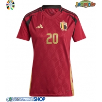 Maglie da calcio Belgio Lois Openda #20 Prima Maglia Femminile Europei 2024 Manica Corta